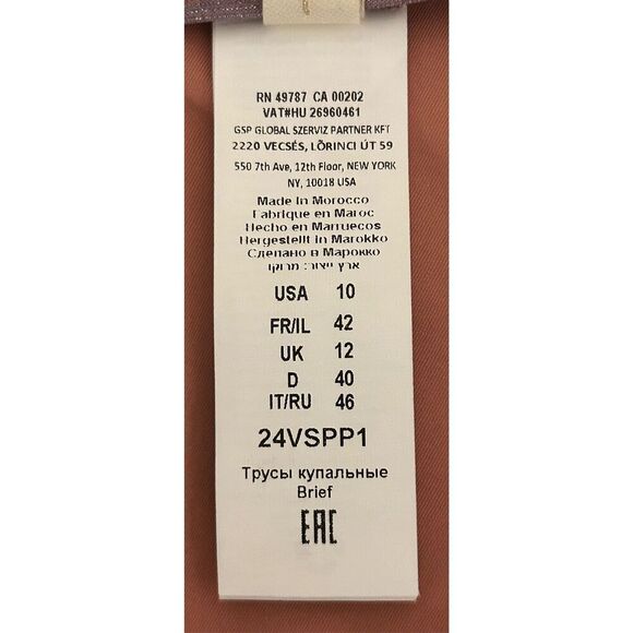 Gottex Luma Side Tie Bikini Bottoms Only Size 10 - Picture 7 of 7